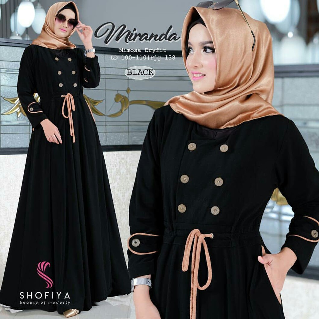 GAMIS SYARI ANNAJAH CAPUCCINO 900GR 110 140 ALLSIZE GAMIS SYARI BUSUI CADAR CREPE HQ POLOS MURAH I.