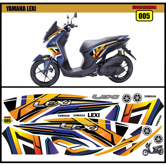 STRIPING VARIASI YAMAHA LEXI