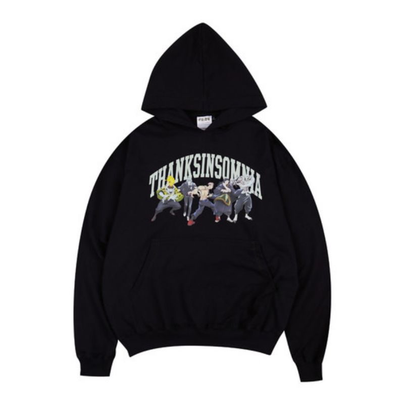 Hoodie Thanksinsomnia x Jujutsu Kaisen "Gruska Villain Black"