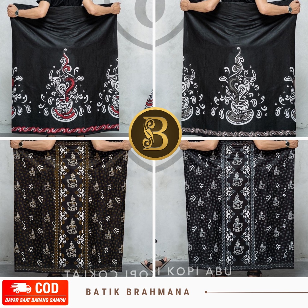 Sarung Batik Print | Edisi V Wayang / Sarung Gatokaca Semar Sarung Motif Kopi Macan