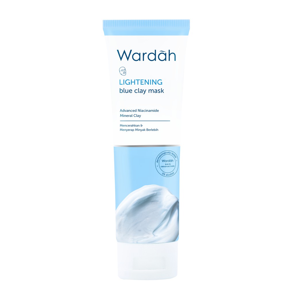 Wardah Lightening Blue Clay Mask