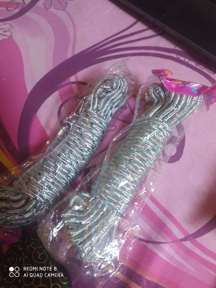 Tali Jemuran Bahan Nilon Panjang 10 Meter Anti Selip Nylon Warna Warni Tali Serbaguna