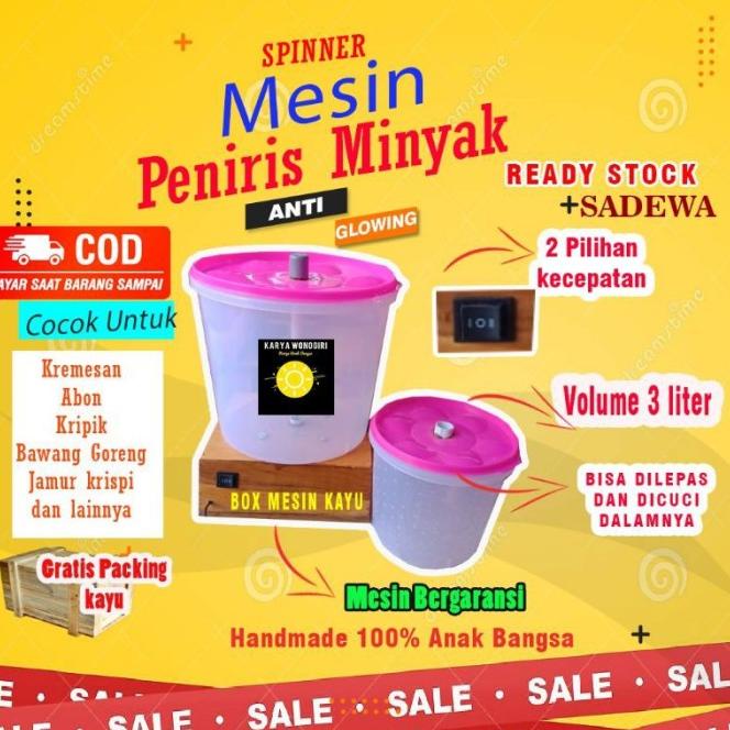 Terbaru Sadewa Spiner Peniris Minyak Mesin Pengering Minyak Gorengan A