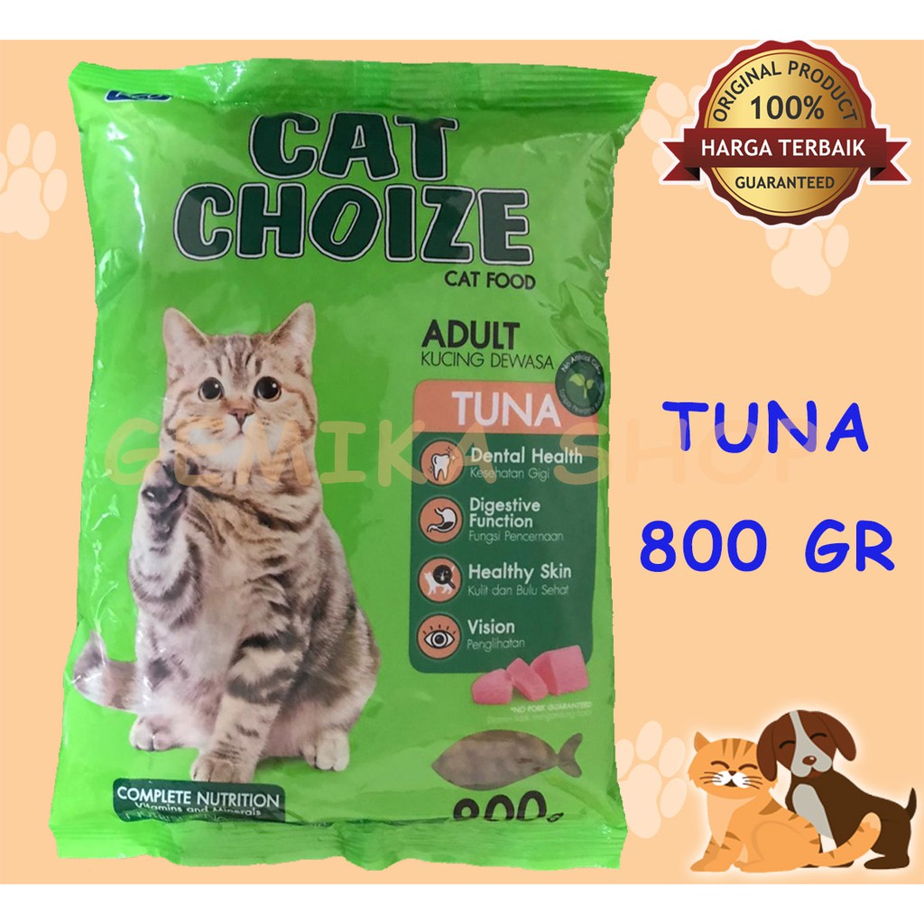 CAT CHOIZE 800 GR ( TUNA/ SALMON ) - MAKANAN KUCING