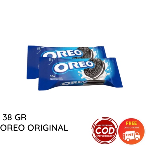 OREO ORIGINAL, ICE CREAM, STRAW CREAM &amp; CHOCOLATE CREAM 38 GR