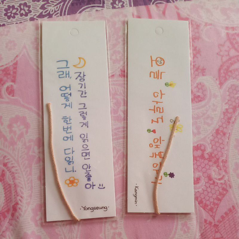 Bookmark Verivery Face Us DIY photocard pc