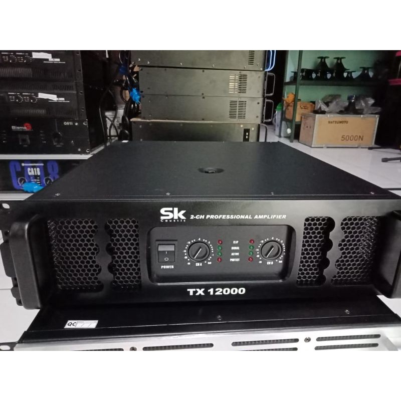 Power Amplifier 2 Channel SK Coustic TX 12000 Klas TD