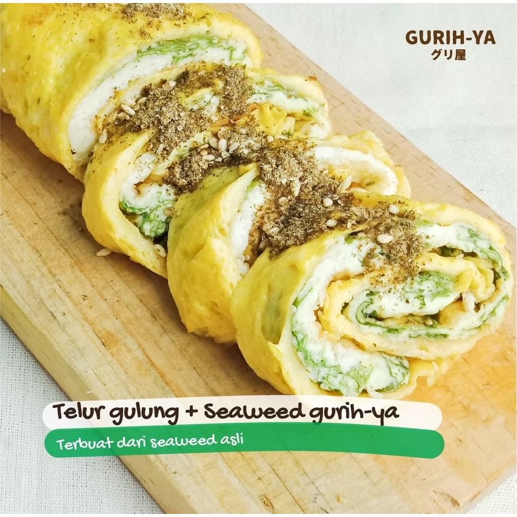 GURIHYA Abon Rumput Laut Sachet 5g - Seaweed Seasoning - Cheese / Keju Bubuk - Original Nori / Aonori Cheese / Bonito / Spicy - Furikake Gurih Ya