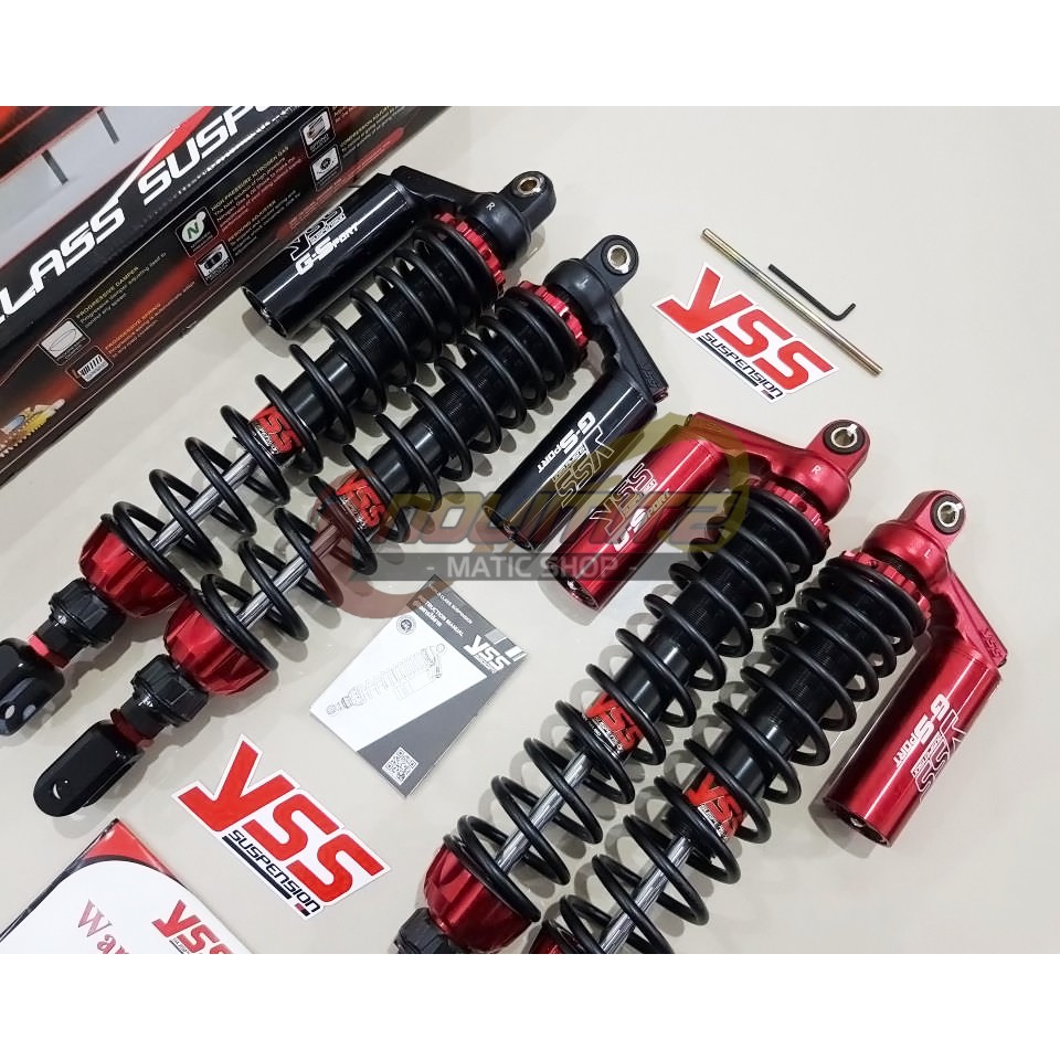 Shock Shockbreaker YSS G Sport Black Red Series 430mm Honda Forza 250