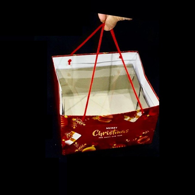 

Paper Bag Natal Merah Paperbag Natal Tas Kantung Dus Kue Cake Goodie Bag Merry Christmas Packaging Hampers