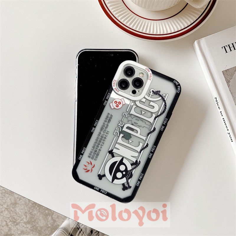 Soft Case Tpu Motif One Piece Untuk Iphone 6 6s 7 8 Plus X Xr Xs Max 11 12 13 Pro Max Se 2020