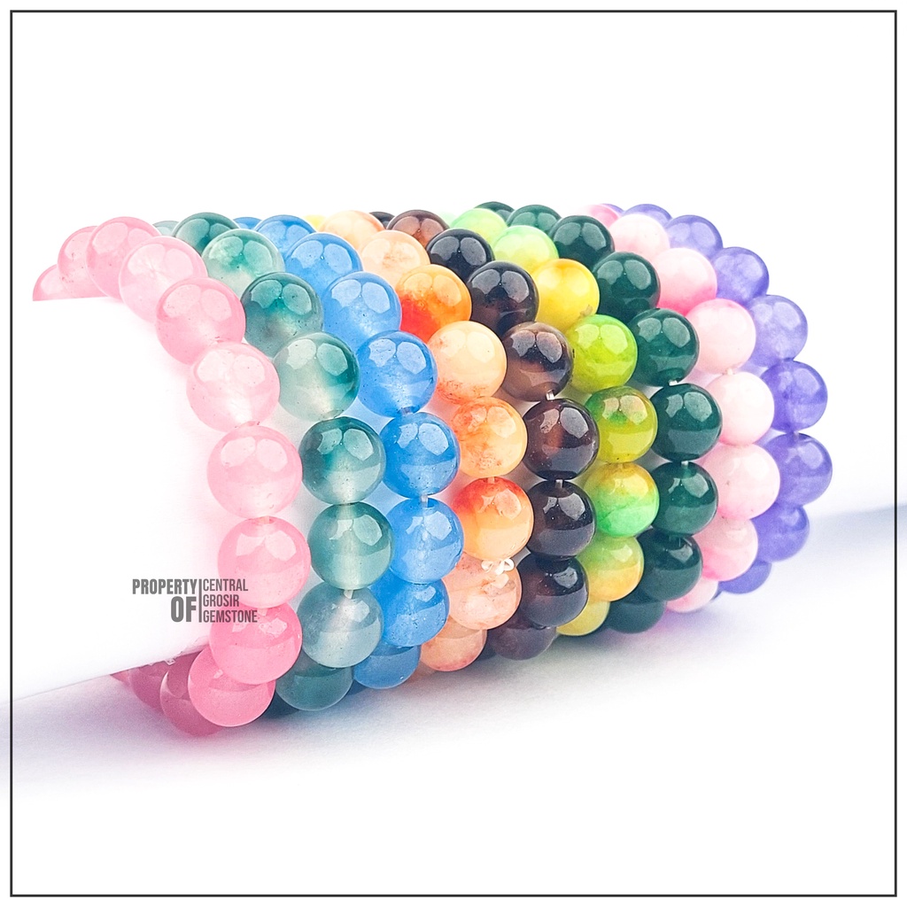 Gelang Giok Asli Batu Natural Jade Original