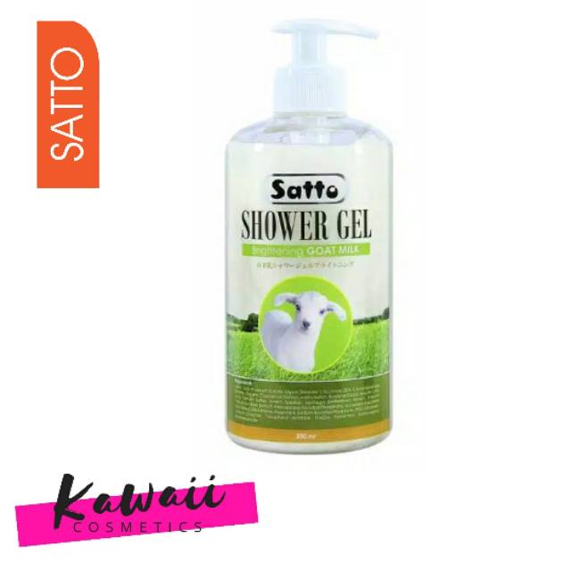 Satto Shower Gel Brightening Goat Milk 500ML