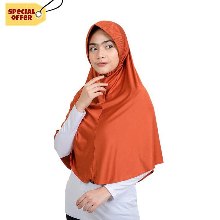 Nisrina Jilbab Bergo Instan Murah Polos Citra e