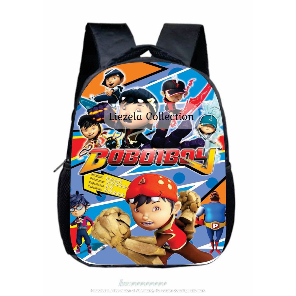 Tas ransel sekolah anak laki laki motif BOBOIBOY