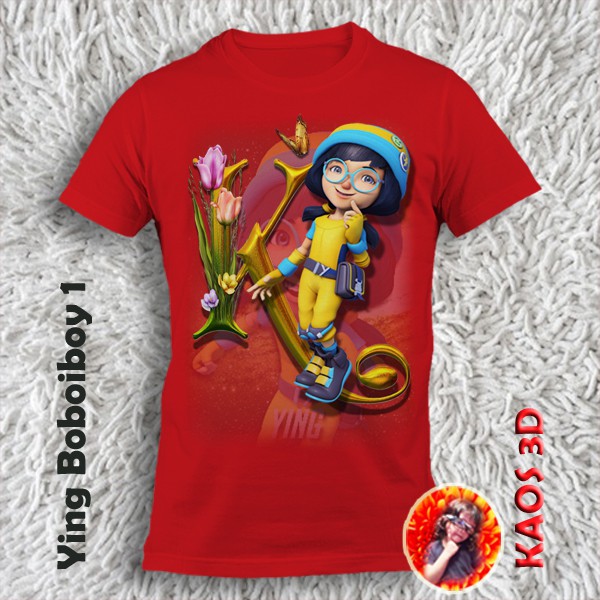 Kaos Ying Boboiboy untuk anak dan dewasa / tshirt ying boboiboy quality 3D