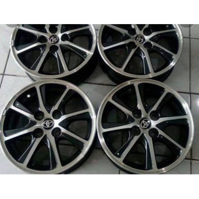 4 velg R14 pcd 100 Original Toyota calya agya ayla sirion vios jazz yaris karimun clasy civic city brio mobilio altis