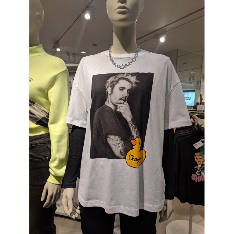 T-shirt H&M Justin Bieber Original | Baju Justin Bieber Original