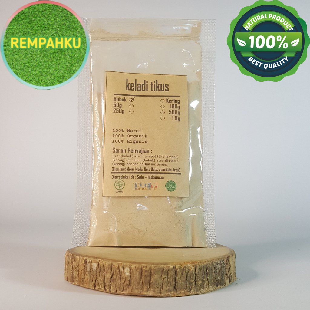 

KELADI TIKUS BUBUK 500 GRAM - Typhonium Flagelliforme - MURNI -