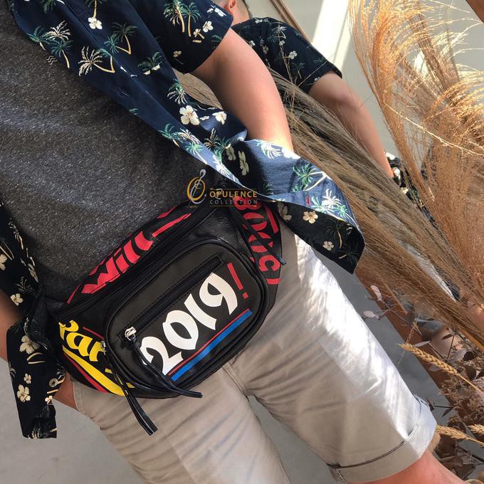 Barang Bagus Tas waistbag Kulit Balenciaga 2019 CUCI GUDANG