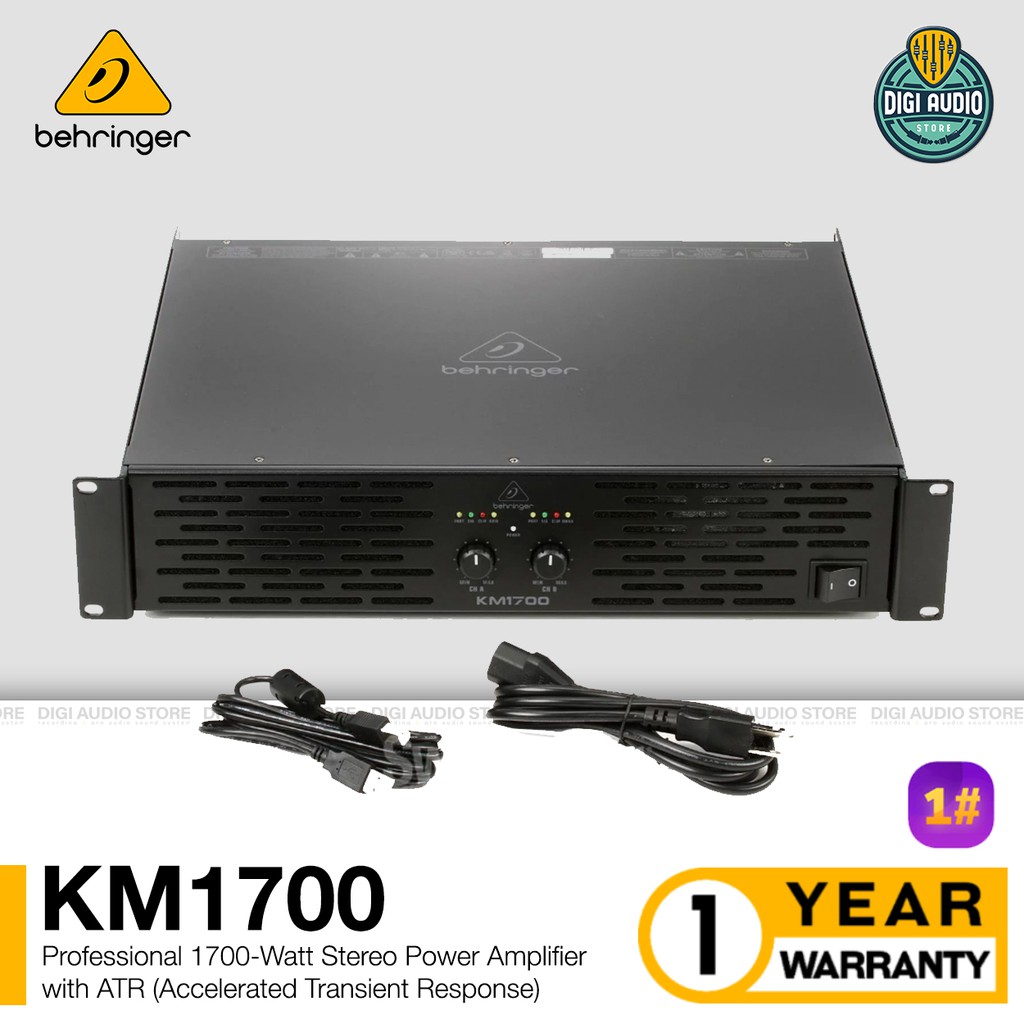 Jual Power Amplifier Speaker Pasif 1700 Watt 2 Channel Behringer