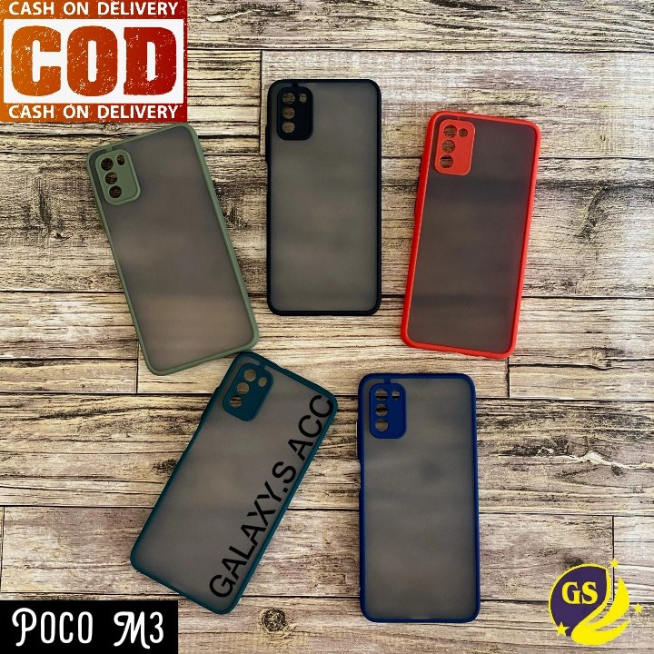 Xiaomi Pocophone Poco C40 M3 X3 PRO X3 NFC Case Dove Kamera Matte Fuze Transparan Colored Frosted My Choice