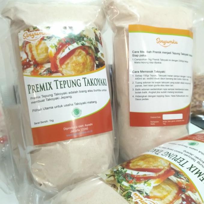 

[COD] Biang Tepung Takoyaki Premix 1kg Utk Bisnis Takoyaki di Mall/Booth [COD]