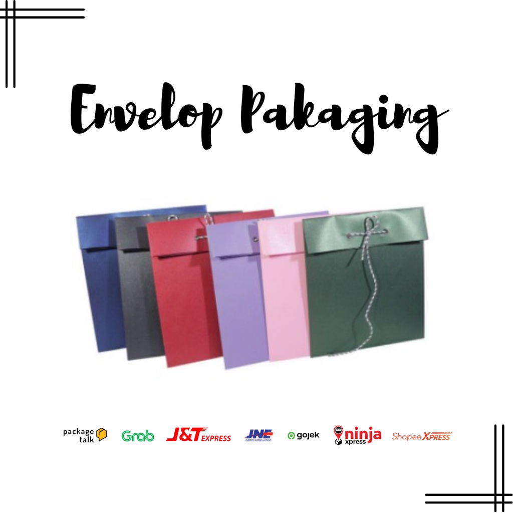 

packagetalk - kotak baju/box packaging/amplop ukuran 26x30 dan 21x19