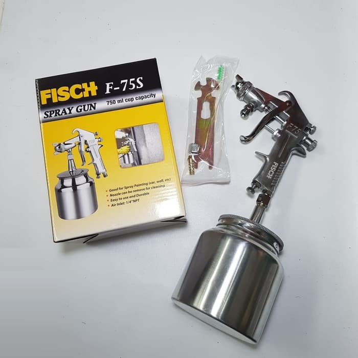 FISCH F-75S Spray Gun 750ML - Paint Gun 750 ml F75S