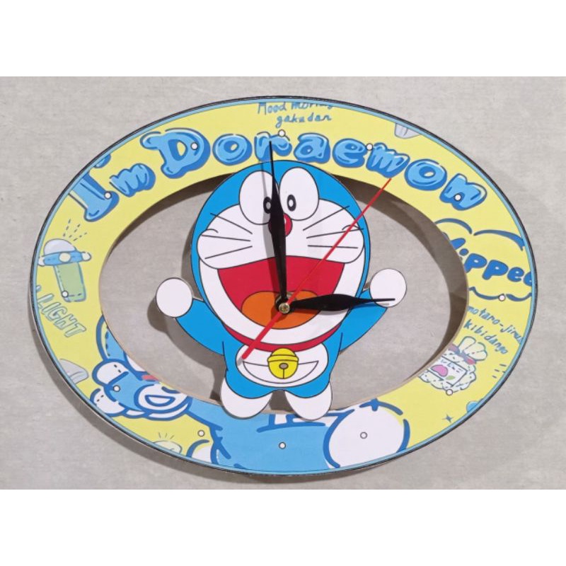 JAM DINDING / JAM DINDING KARAKTER / JAM DINDING DORAEMON