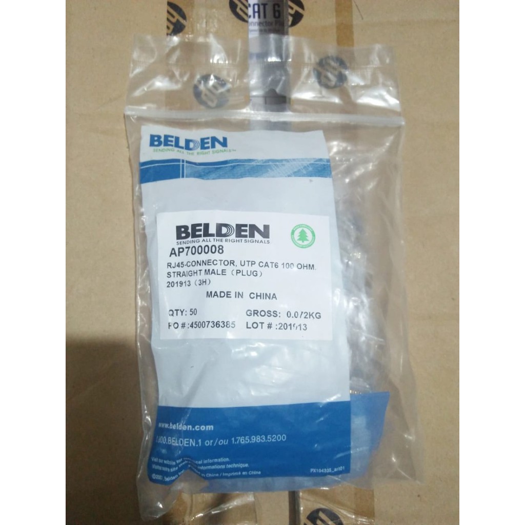 Belden Connector UTP RJ45 Cat 6 / AP700008