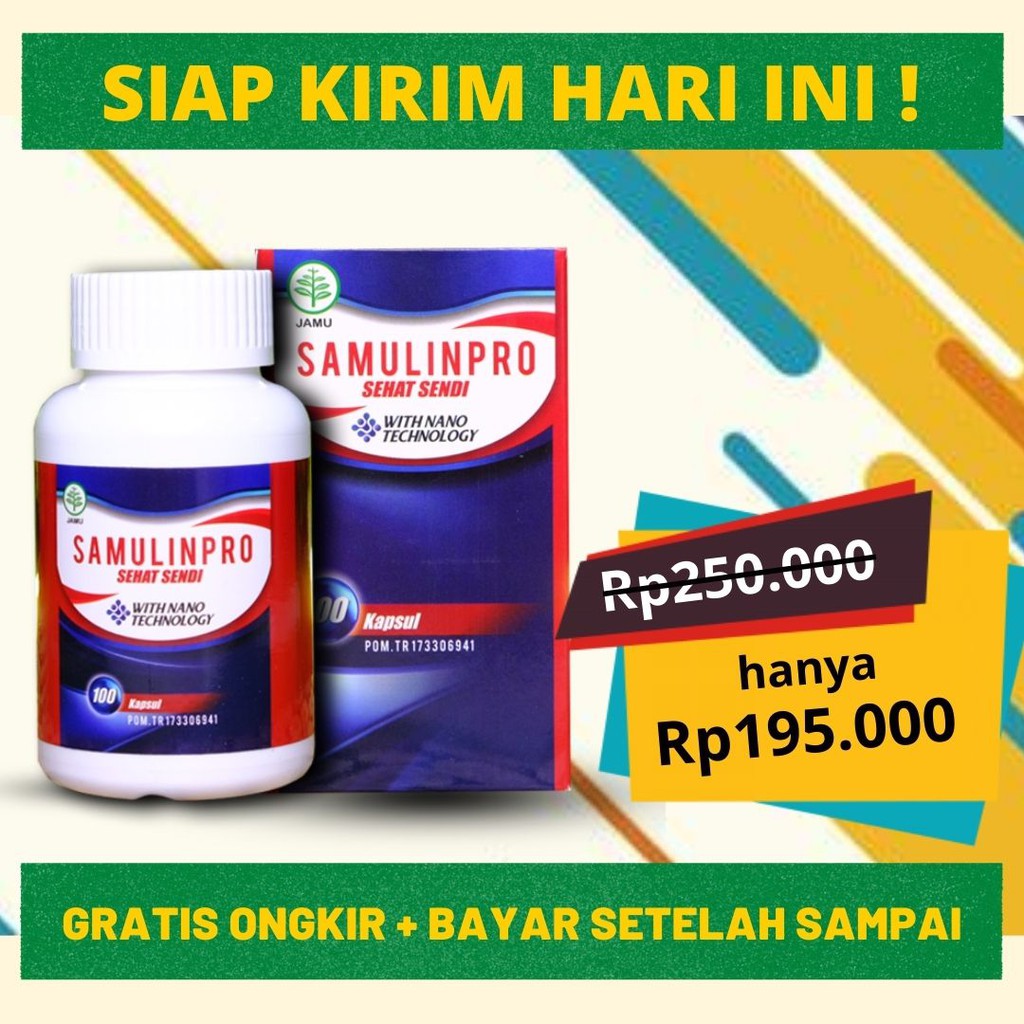 Sehat Sendi SAMULINPRO Obat  Nyeri  Sendi Radang Asam 