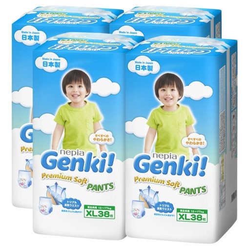 Genki XL38 Pants Jumbo Pack Premium Celana Diaper Pempers Anak