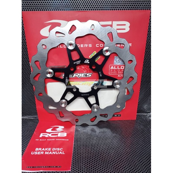 Piringan Cakram Depan Floating Jupiter Z Jupiter MX Vega RX King Mio  RCB Ukuran 267mm-Black