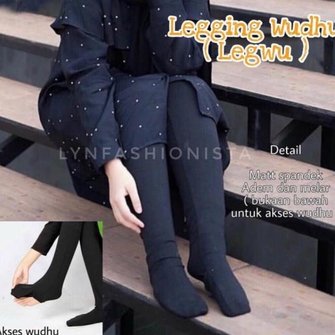 LEGING WUDHU/LEGING KAOS KAKI PANJANG HITAM TEBAL Termurah