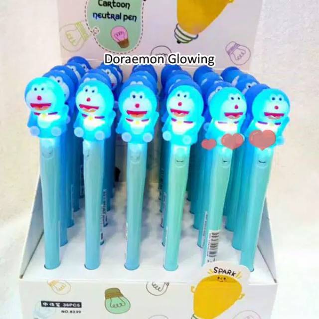 

Pulpen doraemon ada lampunya / Pulpen glow doraemon