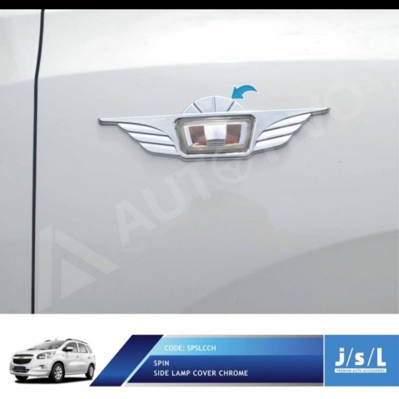 cover lampu samping Chevrolet spin side lamp cover chrome jsl