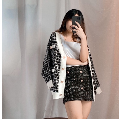 BLAZER TWEED/Areum Outer/Cardigan Korea