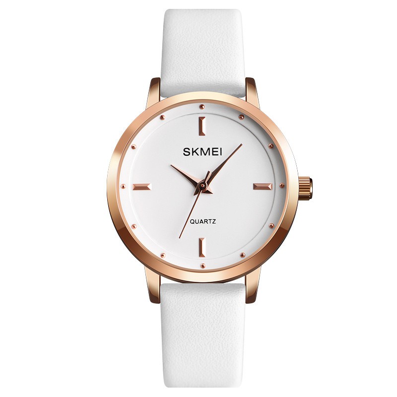 Jam Tangan Wanita / SKMEI 1457 Analog Premium Leather / Jam Tangan Analog Original / SKMEI