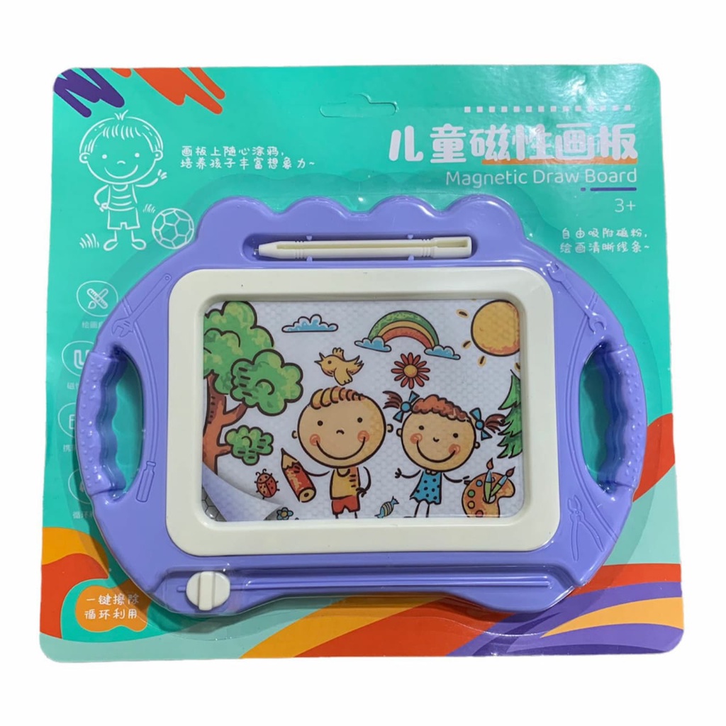 [tma] Mainan Edukasi Anak Papan Tulis Magnetic / Mainan Meja Gambar Magnetic / Magnetic Drawing Board