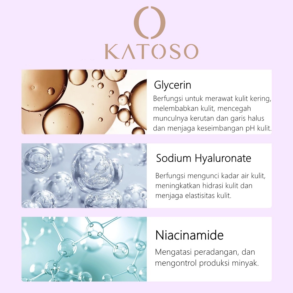 (BPOM)KATOSO Camellia Brightening &amp; Glowing Toner-100ml