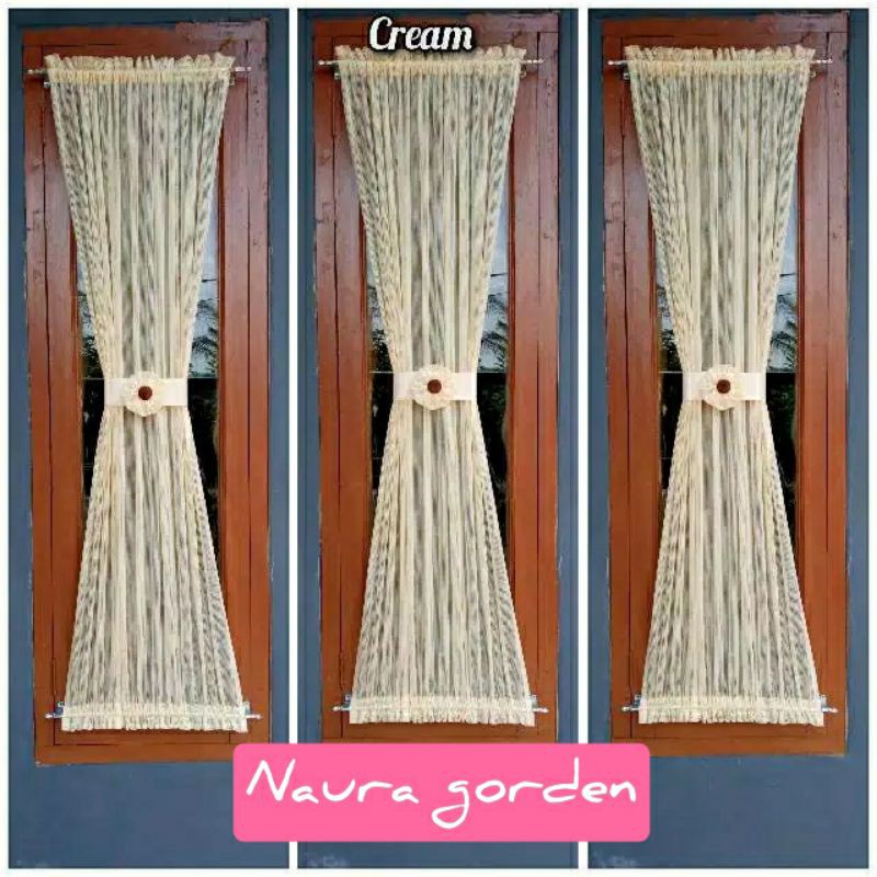 GORDEN MINIMALIS KUPU /gorden jendela murah korden pintu kaca /tirai jendela Gorden ikat Minimalis