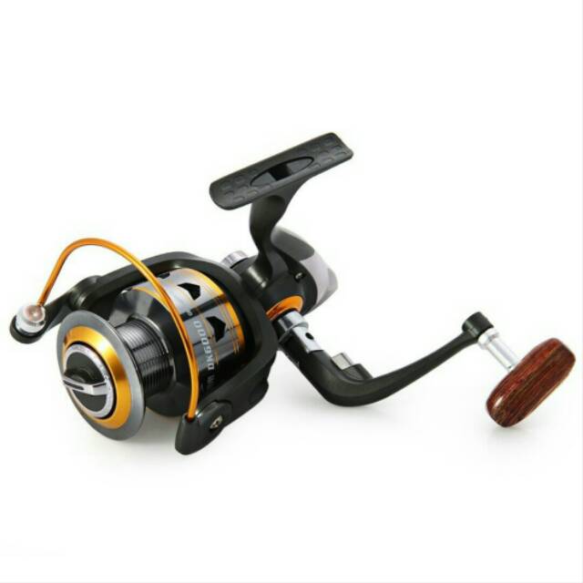 Gulungan Pancing DK11BB - 6000 Series Metal Fishing Spinning Reel 11 Ball Bearing - Golden