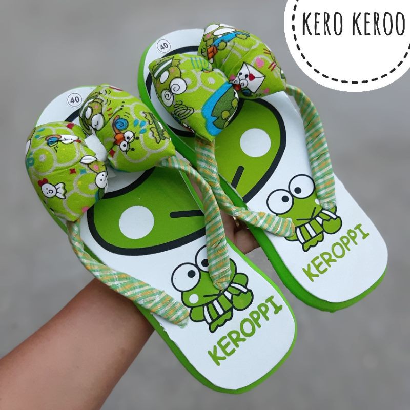 Sandal jepit lucu pita karakter kartun dewasa / Sandal Doraemon /Sandal Keroppi