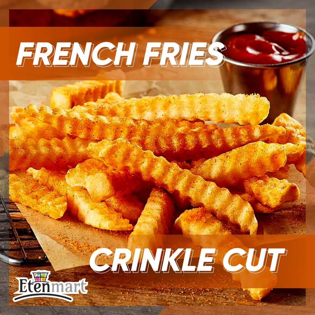 

Kentang French Fries Crinkle Cut 1 Kg Grid A
