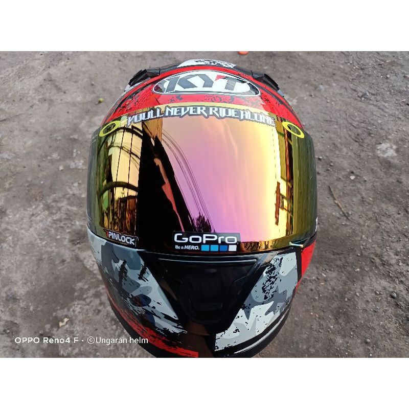 KACA FLAT VISOR HELM KYT R10 KYT RC7 KYT K2R KYT K2 RIDER