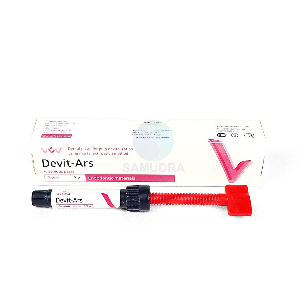 DyaL DEVIT Arsen & Non Arsen Devitalisasi Pulpa VLADMIVA Devit-Ars / Devit-S