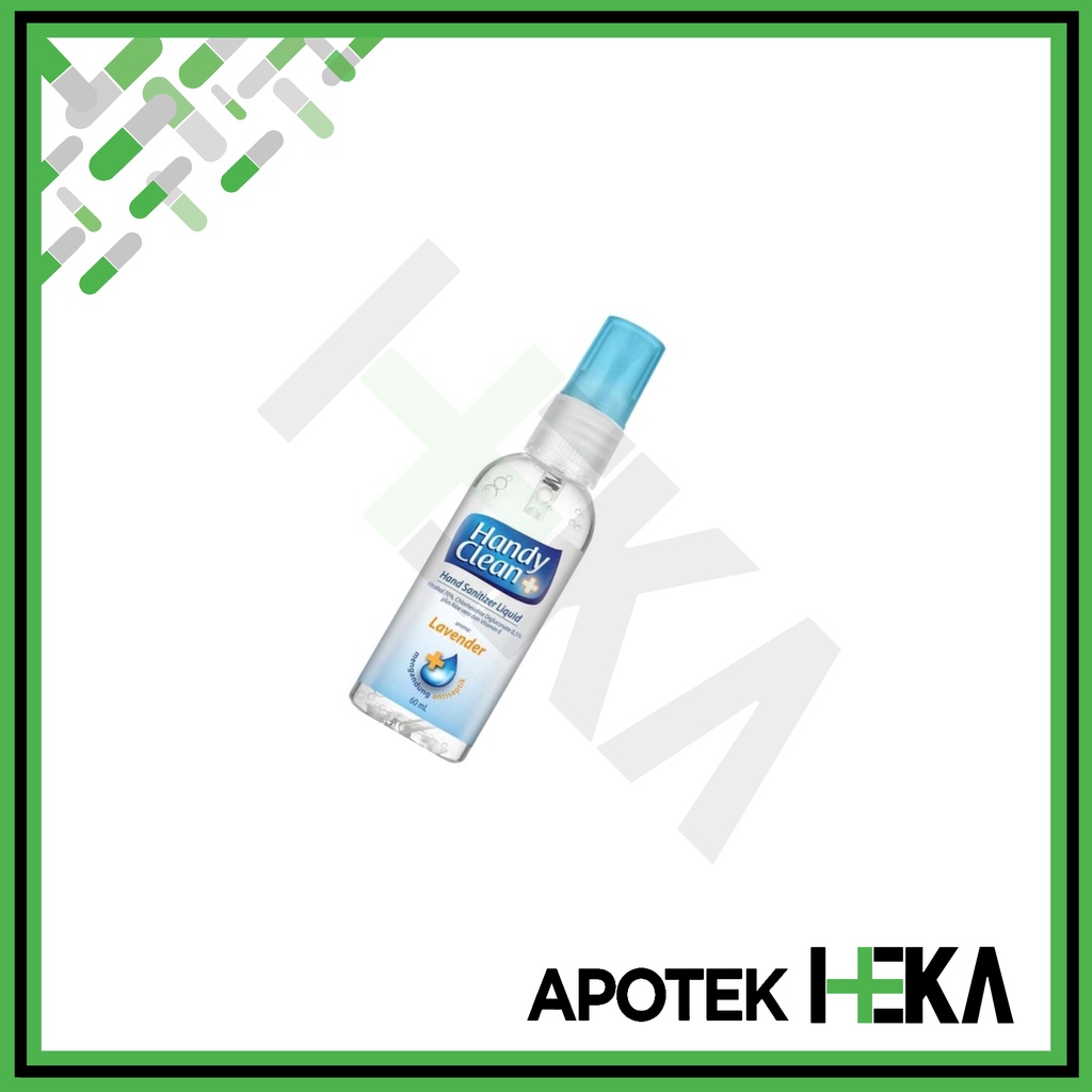 Hand Sanitizer Liquid Spray Semprot Handy Clean 60 ml  (SEMARANG)