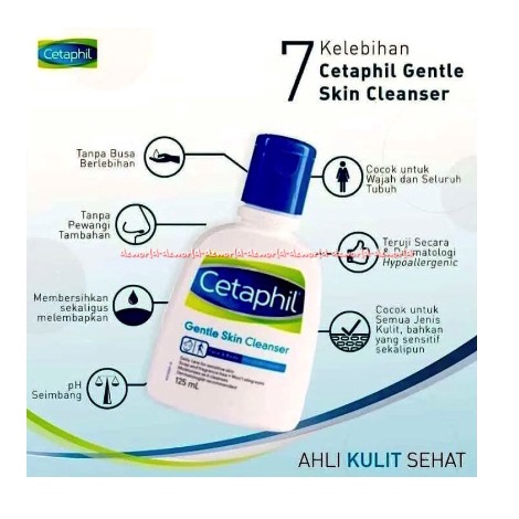 Cetaphil Gentle Skin Cleanser 1000ml Face &amp; Body For All Skin Type Cetapil Sabun Muka Sabun Badan Sabun Cair 1 Litter