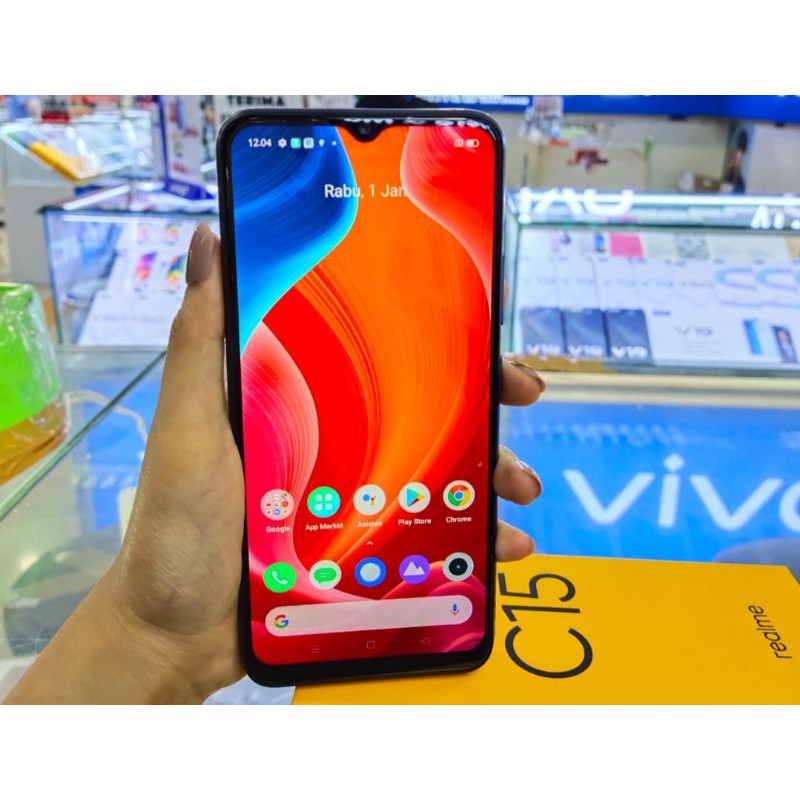 Realme C15 [4gb-64gb] baru segel garansi resmi
